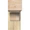 Ekena Millwork Imperial Block Rough Sawn Bracket w/ Offset Brace, Douglas Fir, 8"W x 18"D x 18"H BKT0806X18X18IMP05RDF - alternate 4